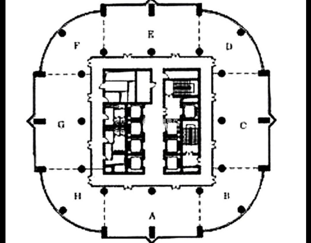 徐家汇上海实业大厦122平米写字楼出租